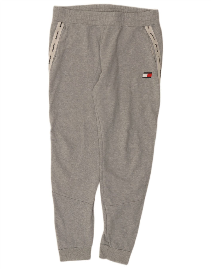Tommy Hilfiger Womens Tracksuit Trousers Joggers UK 14 Medium Grey