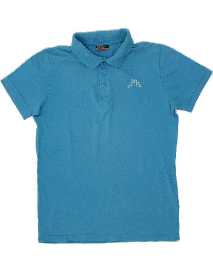 KAPPA Mens Polo Shirt Medium Blue Cotton Vintage Kappa and Second-Hand Kappa from Messina Hembry 