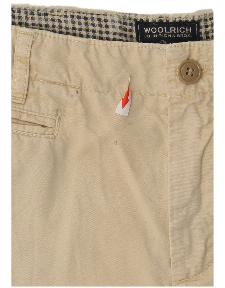 Woolrich Mens Chino Shorts W33 Medium Beige