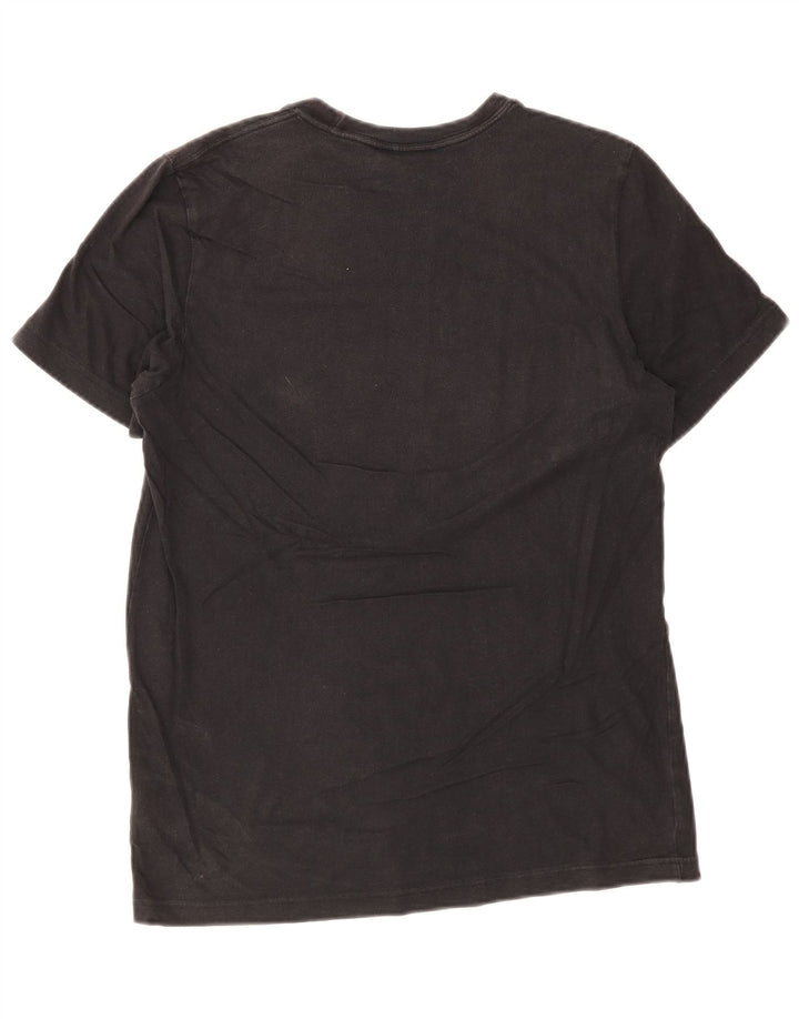 Adidas Mens Graphic T-Shirt Top Medium Black Cotton