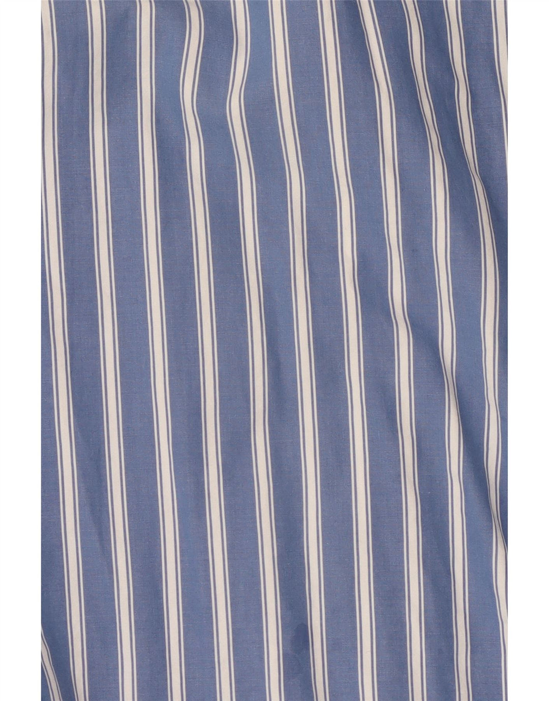 Tommy Hilfiger Mens Shirt Medium Blue Striped Cotton