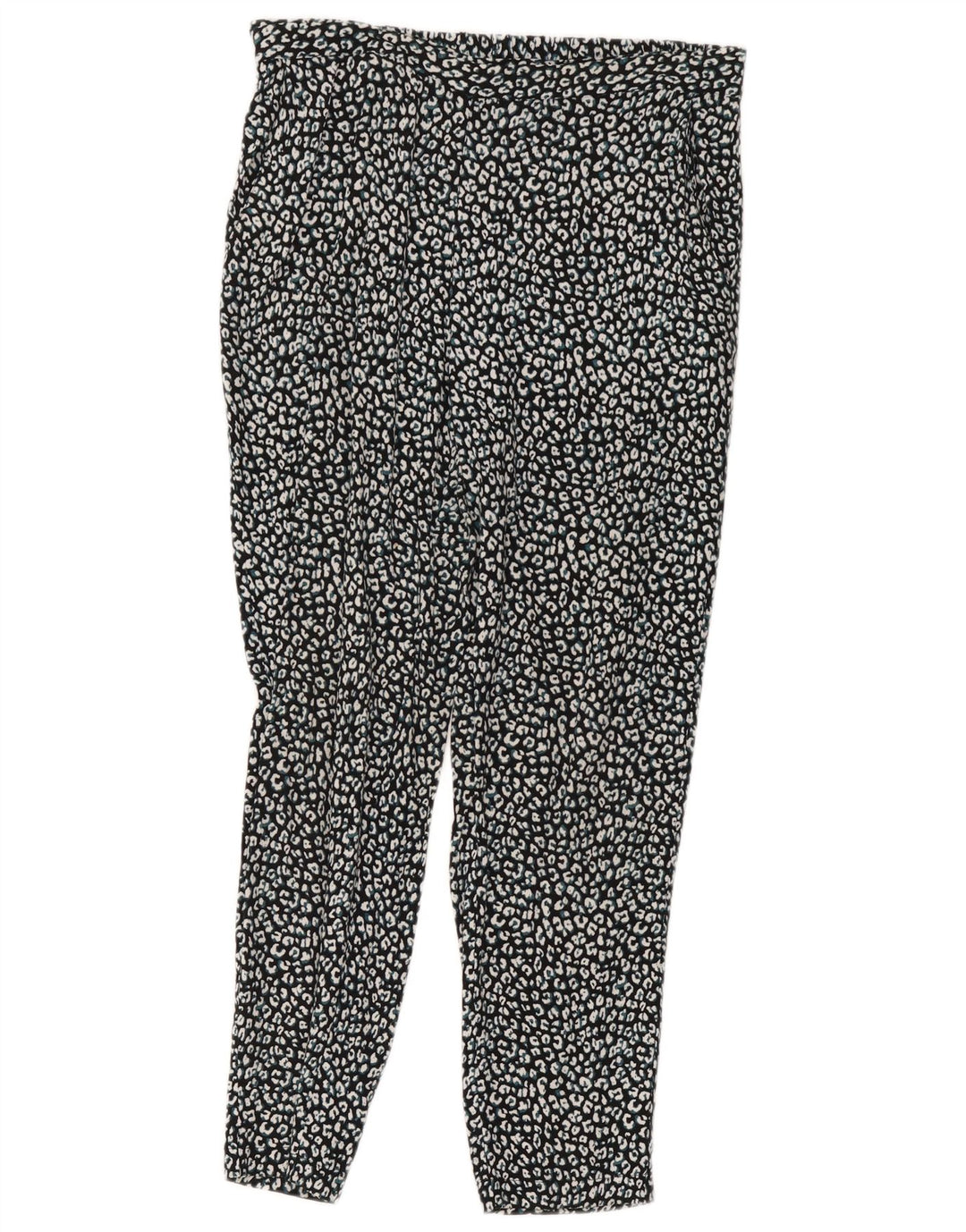 Marks & Spencer Womens Harem Trousers UK 12 Medium W32 L26 Black