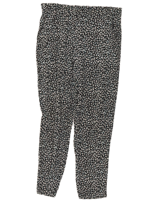 Marks & Spencer Womens Harem Trousers UK 12 Medium W32 L26 Black