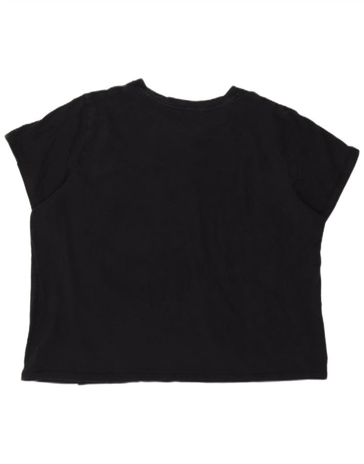 Levi's Womens T-Shirt Top UK 20 2XL Black Cotton