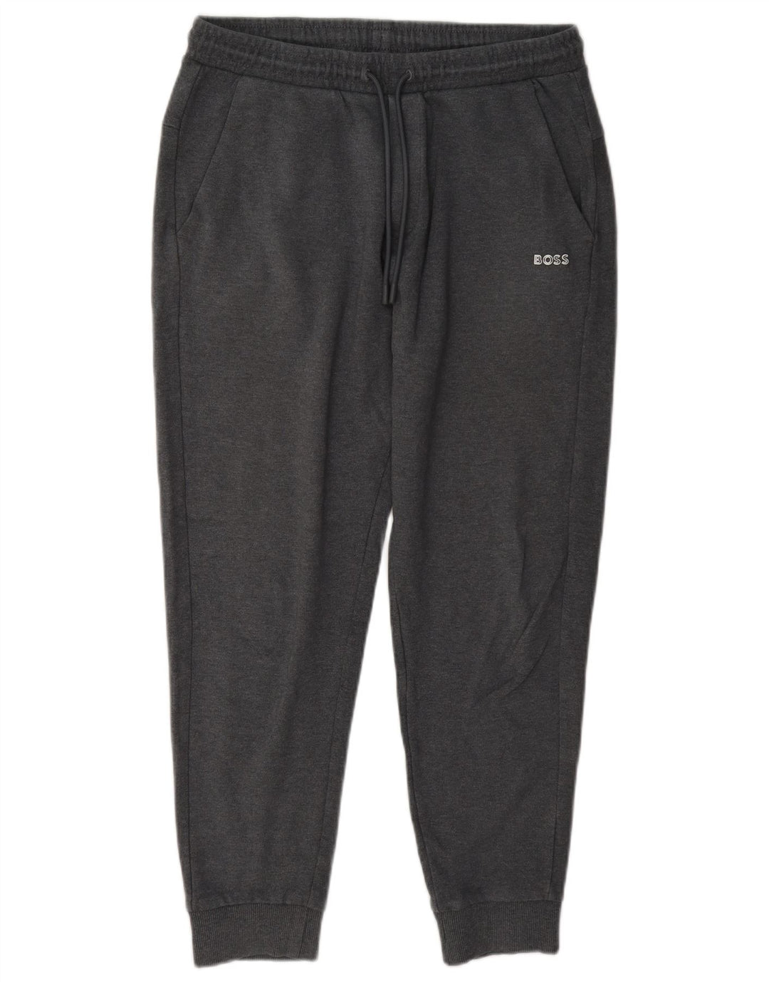Hugo Boss Mens Tracksuit Trousers Joggers Small Grey Cotton