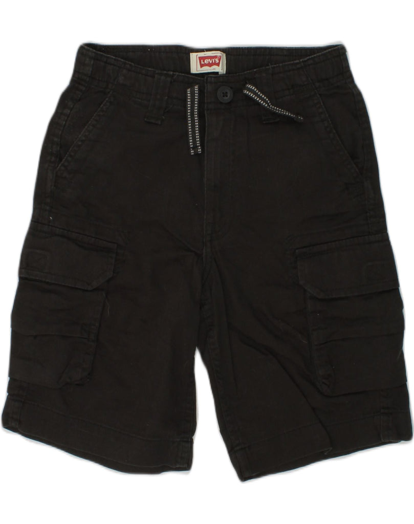 LEVI'S Boys Cargo Shorts 6-7 Years W22 Black Cotton | Vintage Levi's | Thrift | Second-Hand Levi's | Used Clothing | Messina Hembry 