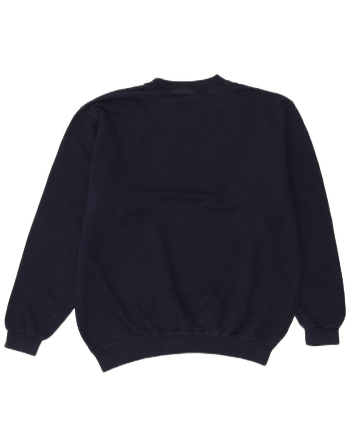 Champion Mens Sweatshirt Jumper XL Navy Blue Cotton