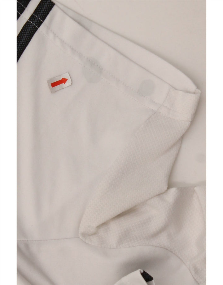 ADIDAS Mens Climacool T-Shirt Top Medium White Colourblock