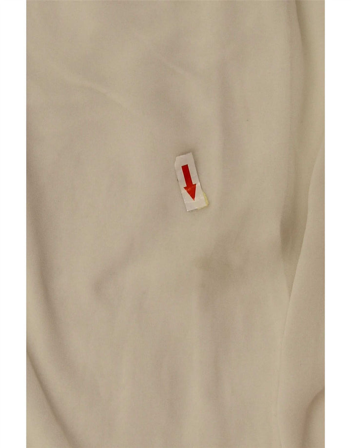 Zara Womens Oversized Blouse Top UK 14 Medium White Polyester