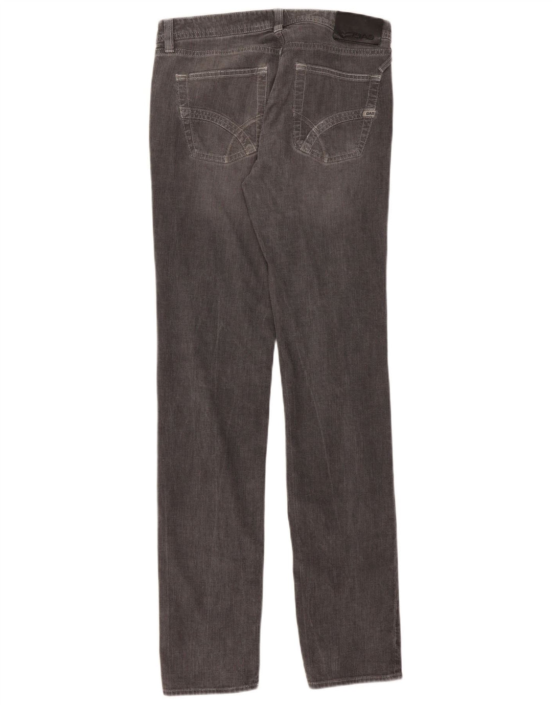 Gas Mens Albert Slim Jeans W32 L34 Grey Cotton
