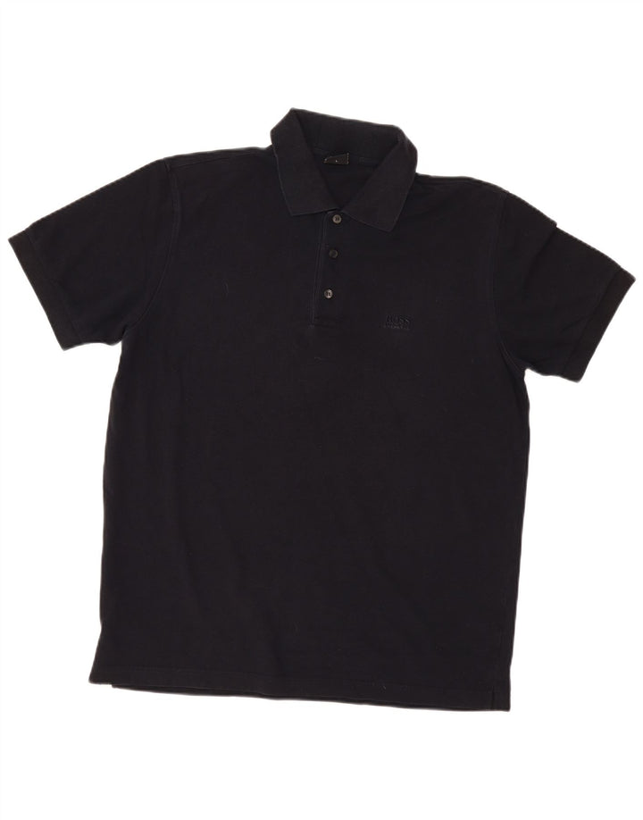 Hugo Boss Mens Polo Shirt Large Navy Blue