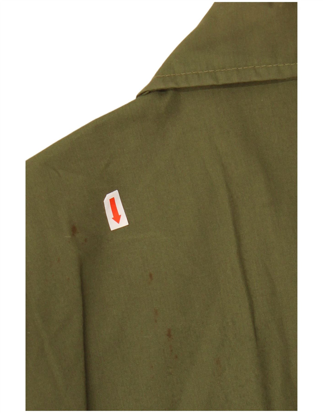 VINTAGE Mens Utility Jacket UK 36 Small Khaki Polyester