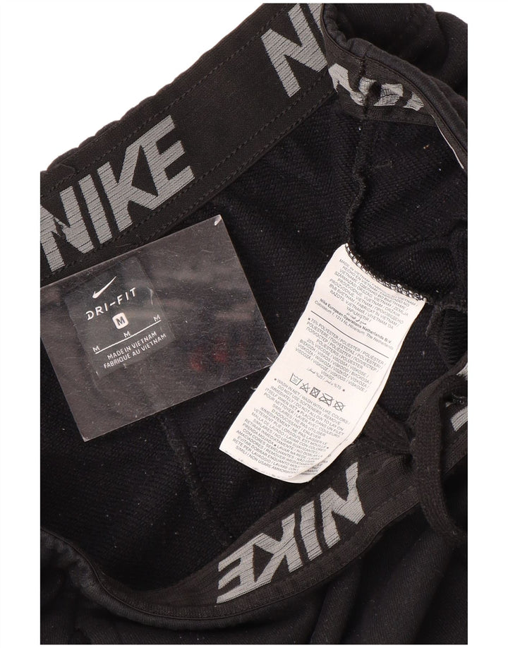 Nike Mens Dri Fit Tracksuit Trousers Joggers Medium  Black Polyester
