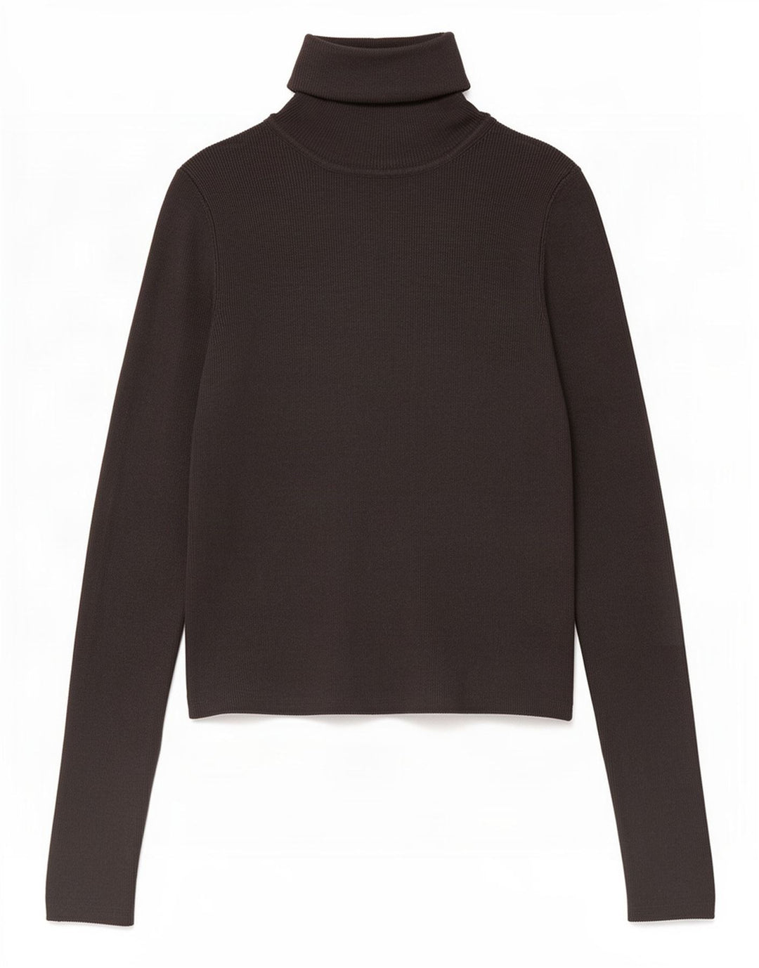Zara Womens Crop Roll Neck Jumper Sweater UK 12 Medium Grey Viscose