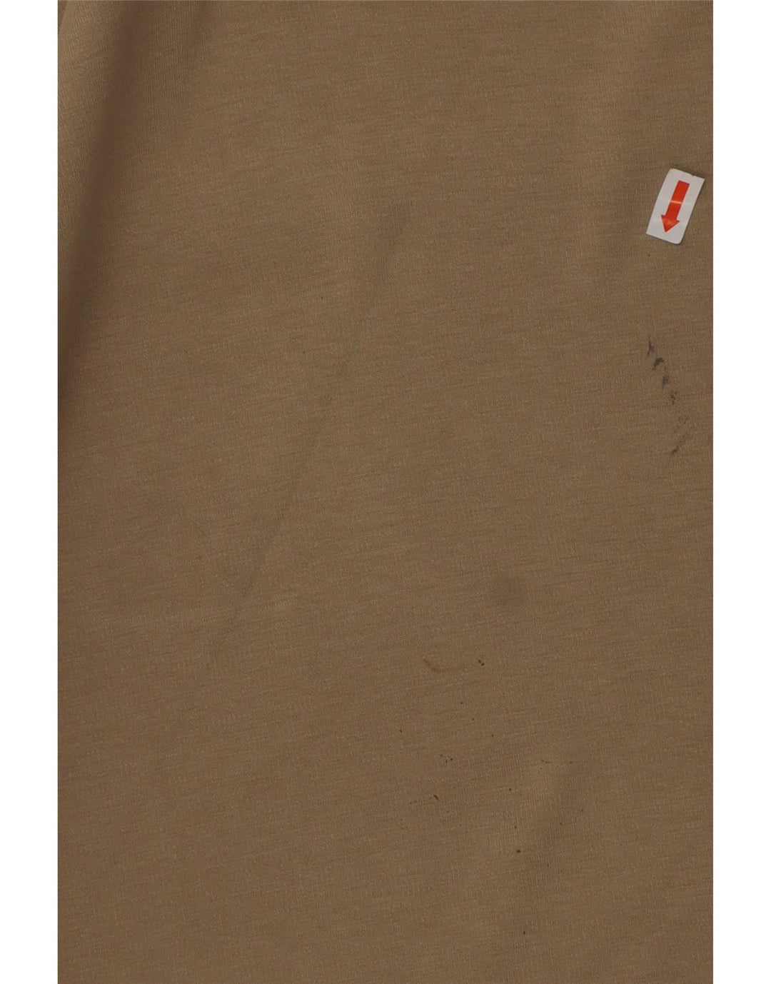 CALVIN KLEIN JEANS Boys Long Sleeve Polo Shirt 15-16 Years Beige Cotton