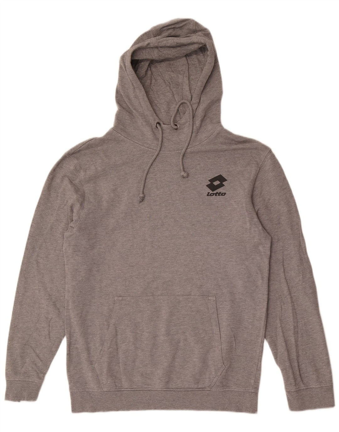 Lotto Mens Hoodie Jumper Medium Grey Flecked
