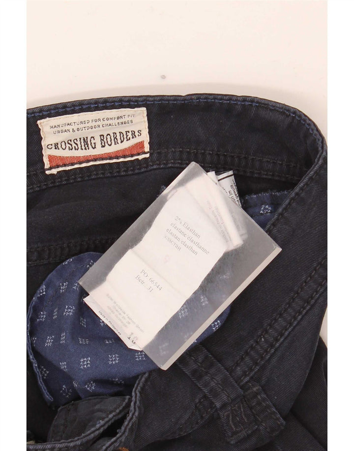 Camel Active Mens Straight Jeans W36 L32 Navy Blue Cotton
