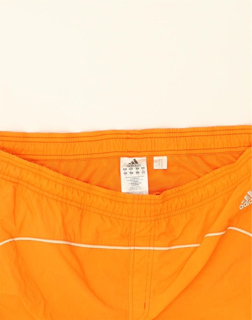 ADIDAS Mens Sport Shorts XL Yellow Nylon | Vintage Adidas | Thrift | Second-Hand Adidas | Used Clothing | Messina Hembry 