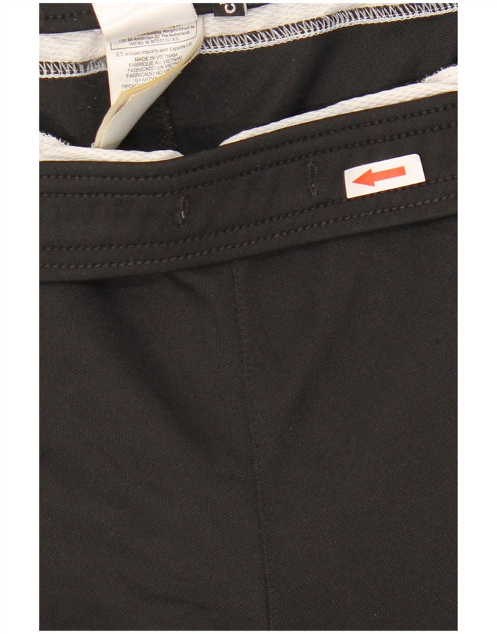 Adidas Mens Climacool Tracksuit Trousers Small Black Colourblock Polyester