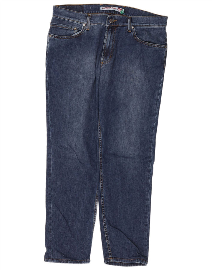 CARRERA Mens 700 Straight Jeans W36 L28 Navy Blue Cotton