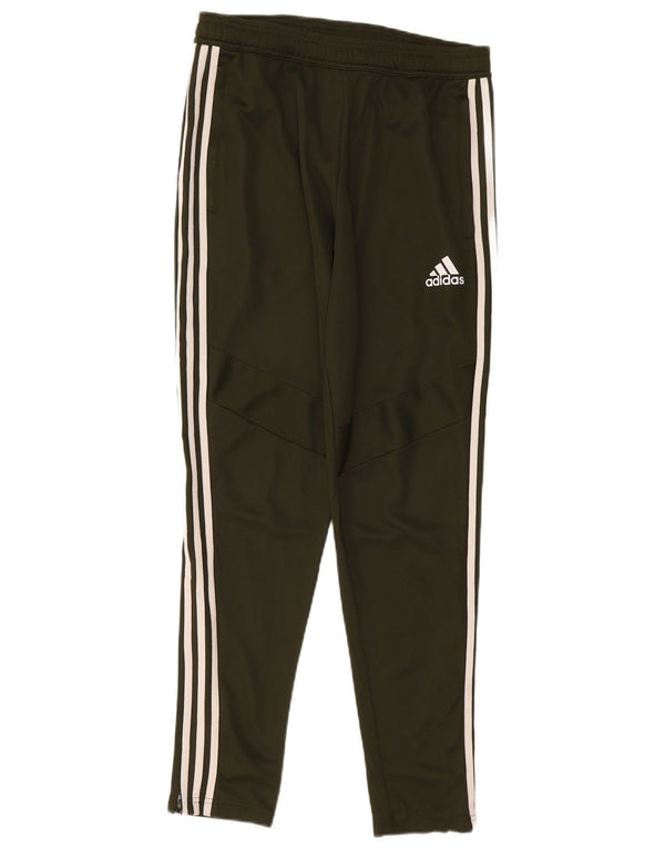 Adidas Mens Climacool Tracksuit Trousers Medium Khaki Polyester