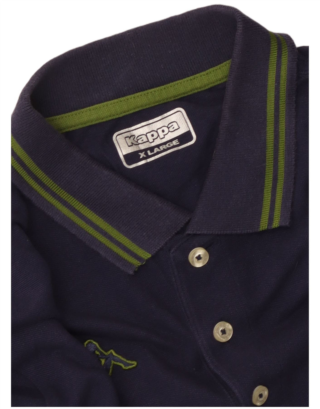 Kappa Mens Polo Shirt XL Navy Blue