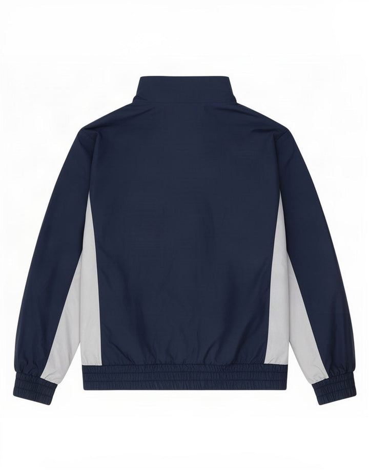 Nike Boys Tracksuit Top Jacket 10-11 Years Medium Navy Blue Colourblock