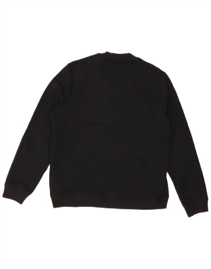 Marks & Spencer Womens Cardigan Sweater UK 14 Large Black Viscose