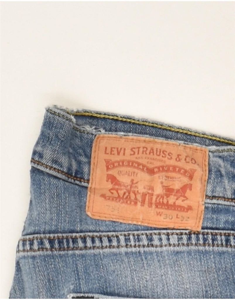 LEVI'S Mens 751 Straight Jeans W30 L32 Blue Cotton | Vintage Levi's | Thrift | Second-Hand Levi's | Used Clothing | Messina Hembry 