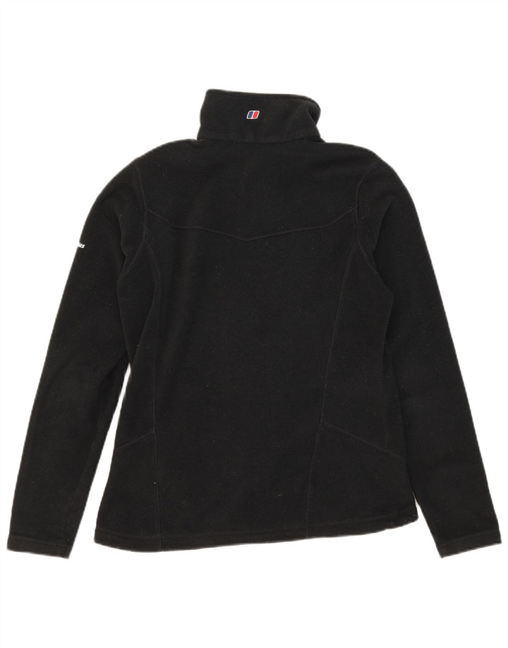 Berghaus Womens Fleece Jacket UK 12 Medium Black Polyester