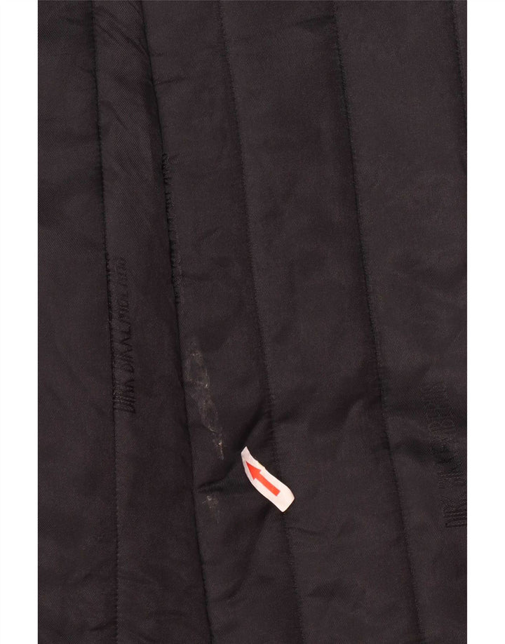 Vintage Womens Padded Coat UK 16 Large Black