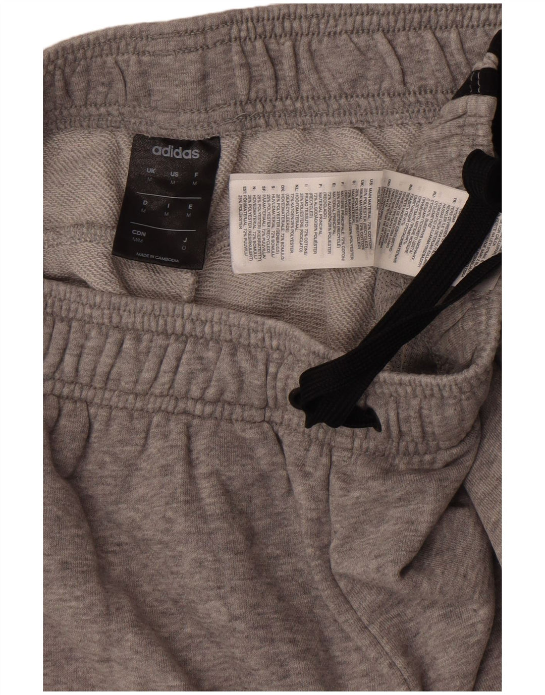 Adidas Mens Sport Shorts Medium  Grey Cotton
