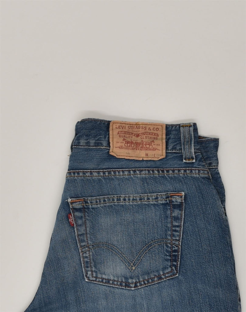 LEVI'S Mens Slim Jeans W33 L28  Blue Cotton | Vintage Levi's | Thrift | Second-Hand Levi's | Used Clothing | Messina Hembry 