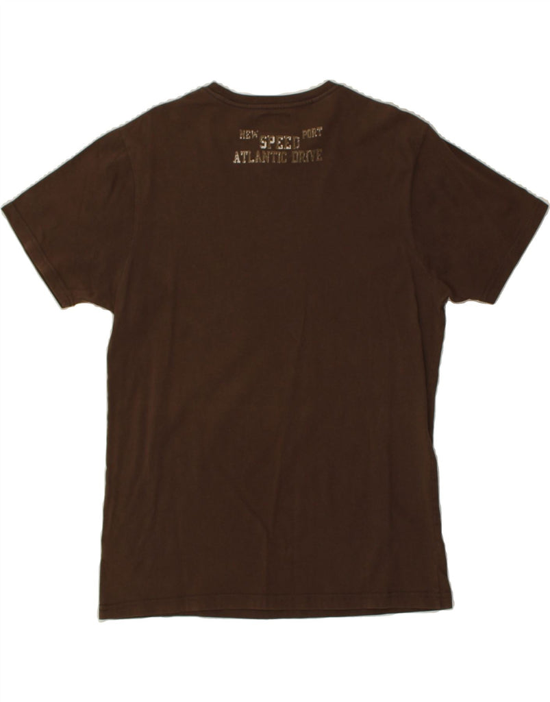 NORTH SAILS Mens Graphic T-Shirt Top XL Brown Cotton | Vintage North Sails | Thrift | Second-Hand North Sails | Used Clothing | Messina Hembry 