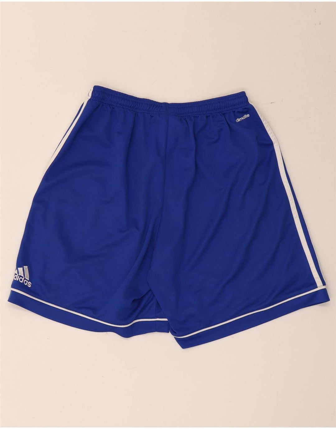 Adidas Mens Climalite Sport Shorts Large  Blue Polyester