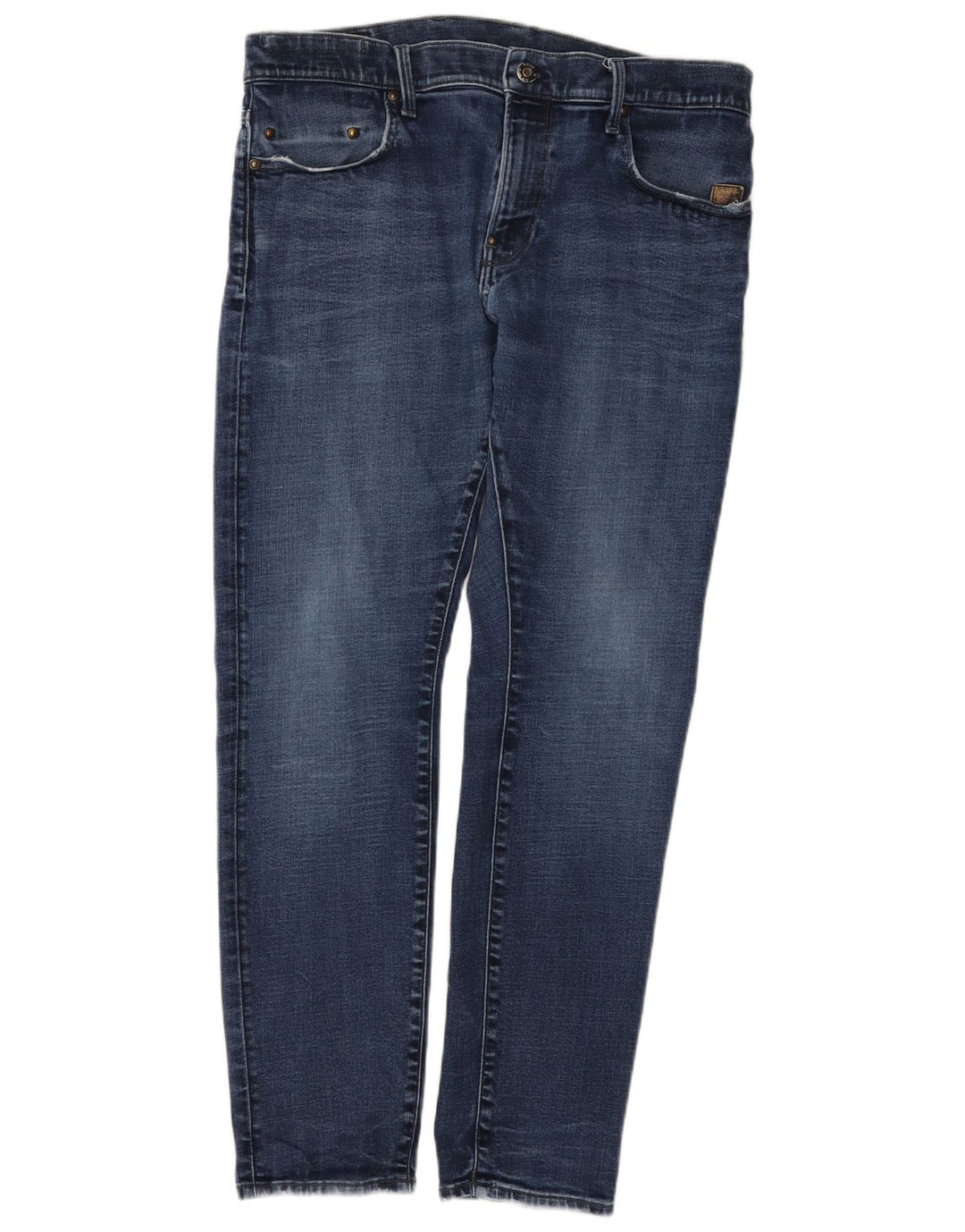 G-STAR Mens Slim Jeans W36 L32 Blue Cotton