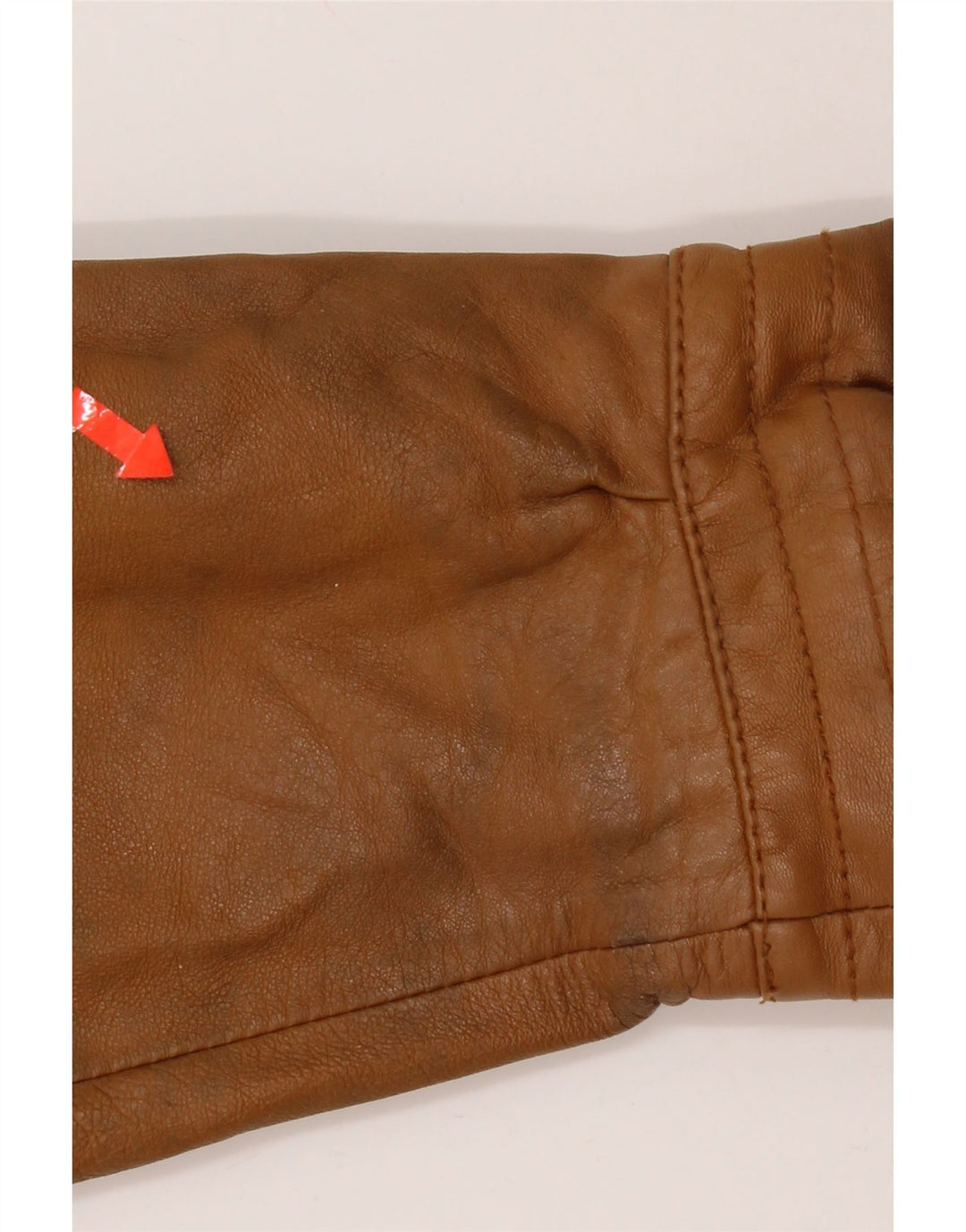 Vintage Womens Leather Jacket IT 44 Medium Brown Leather