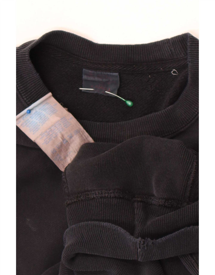 Champion Mens Sweatshirt Jumper XS Black Cotton