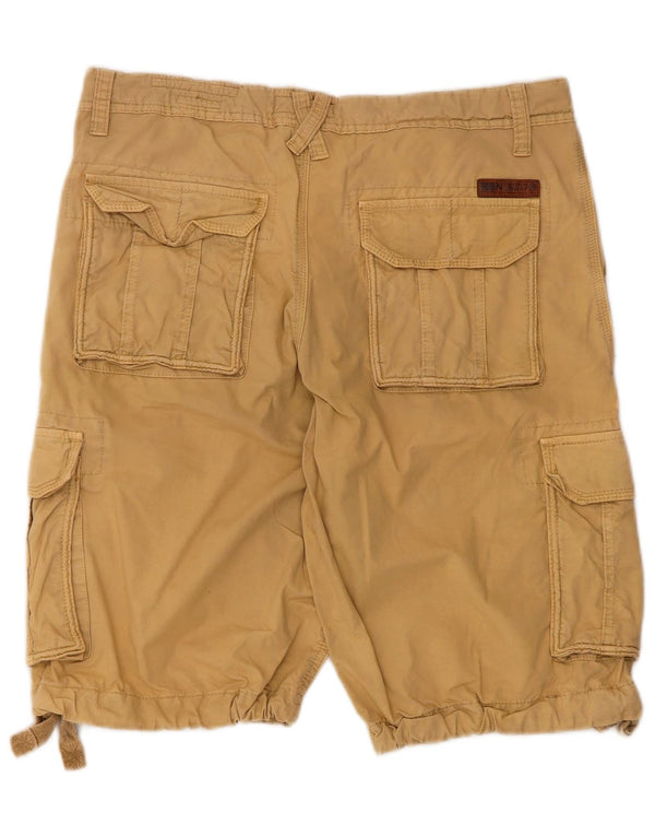 Norway Mens Cargo Shorts Medium W34 Beige