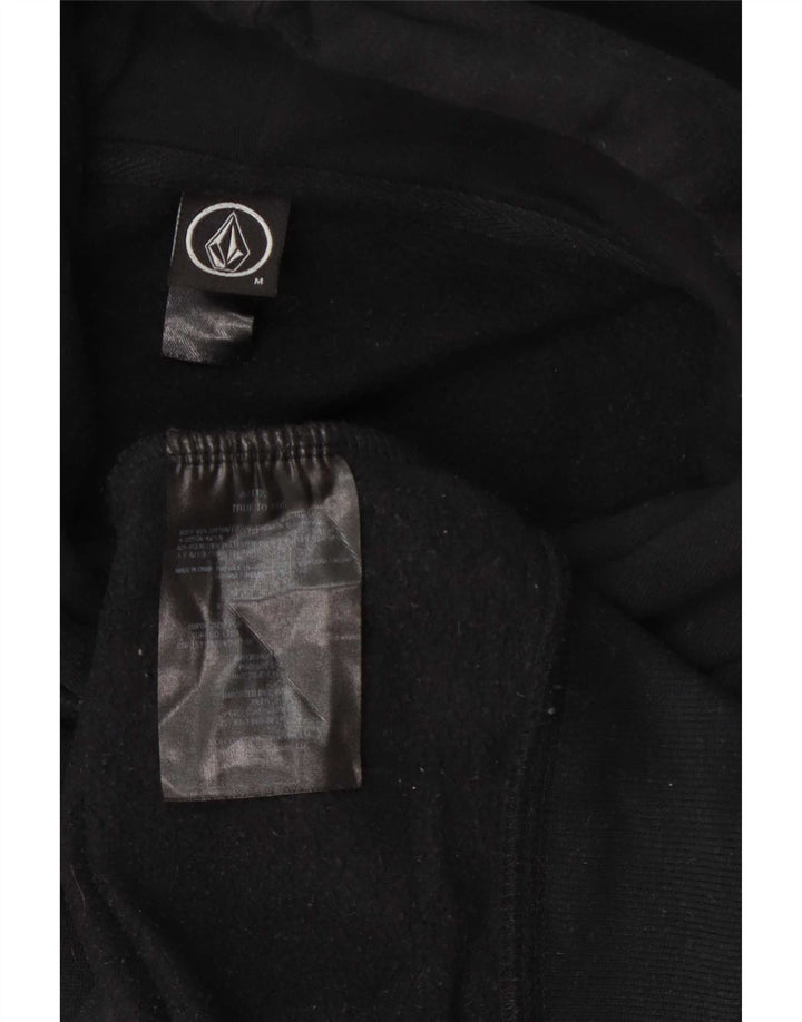 Volcom Mens Graphic Hoodie Jumper Medium Grey Cotton