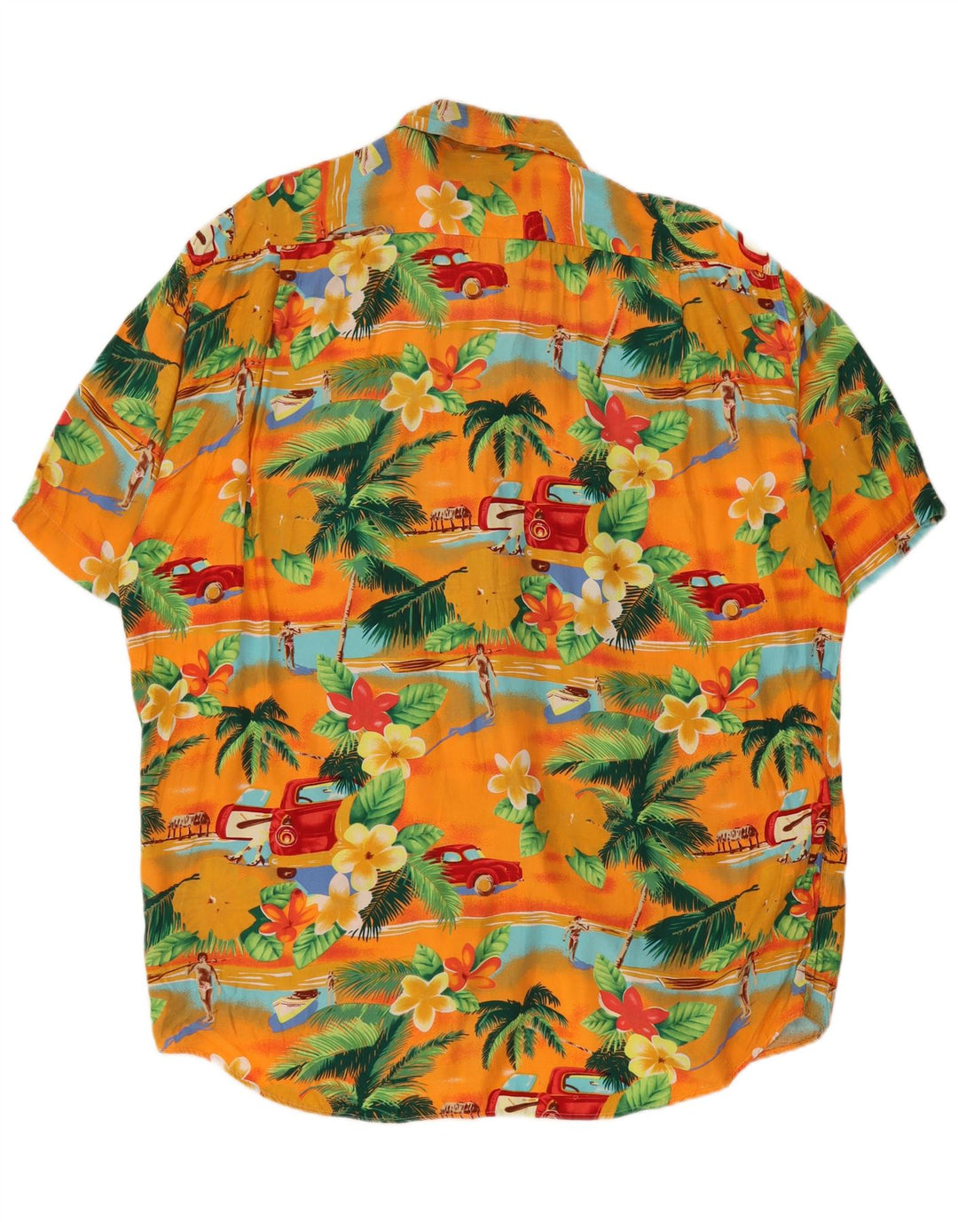 PETER ELLIOT Mens Short Sleeve Shirt Large Multicoloured Floral Hawaiian