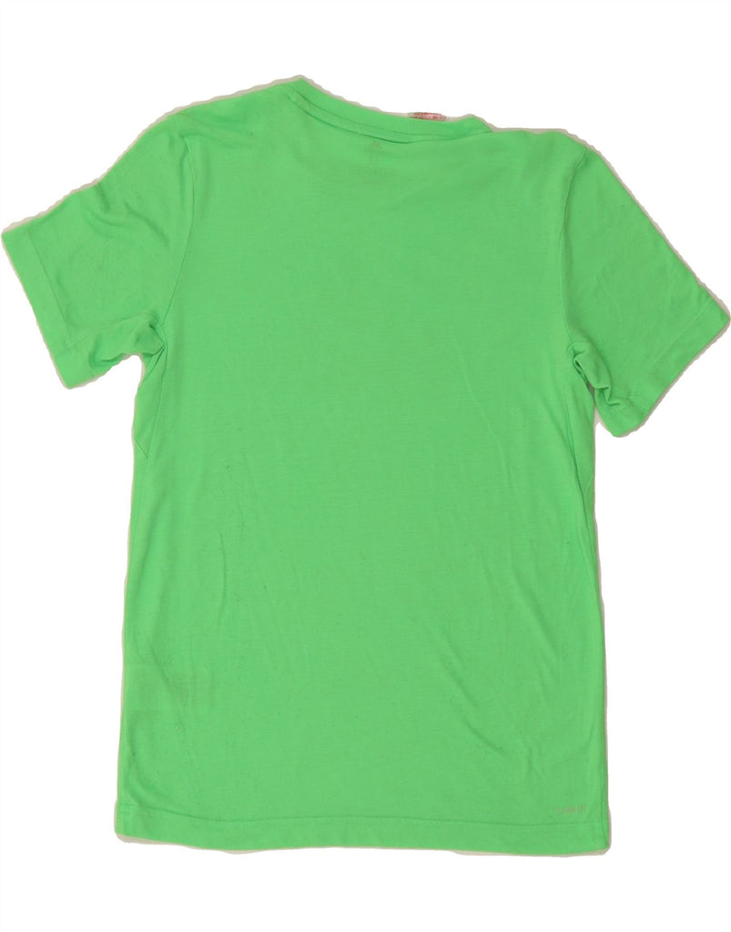 ADIDAS Boys Graphic T-Shirt Top 11-12 Years Medium Green Polyester Vintage Adidas and Second-Hand Adidas from Messina Hembry 