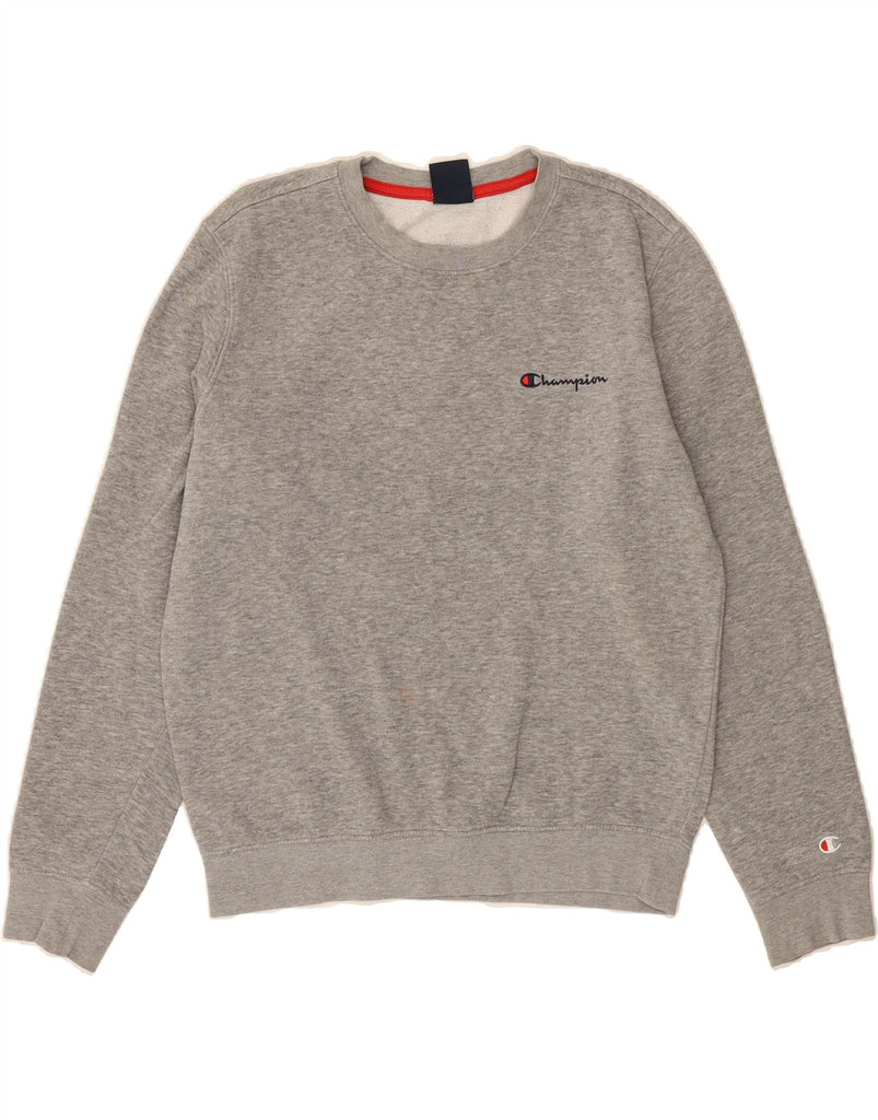 CHAMPION Mens Sweatshirt Jumper Medium Grey Cotton Vintage Champion and Second-Hand Champion from Messina Hembry 