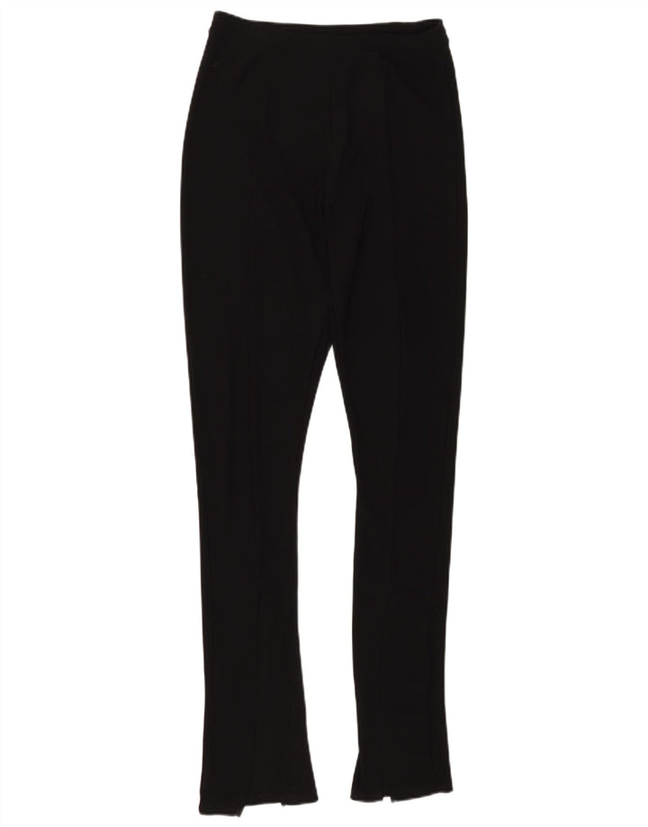Zara Womens Slim Casual Trousers Medium W28 L34 Black Polyester