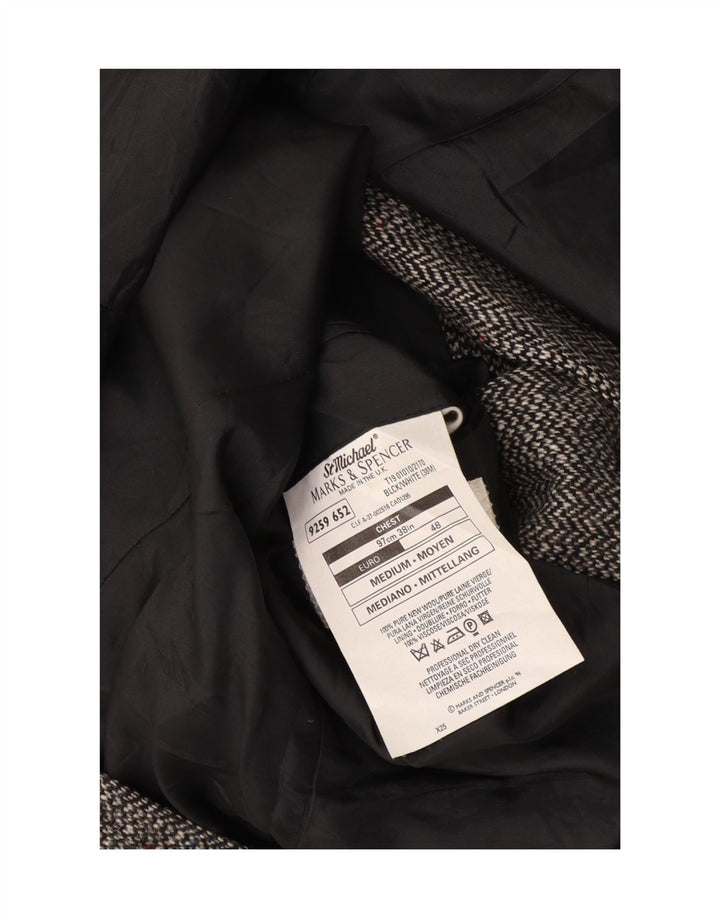 Marks & Spencer Mens St. Michael 2 Button Blazer Jacket UK 38 Medium Grey