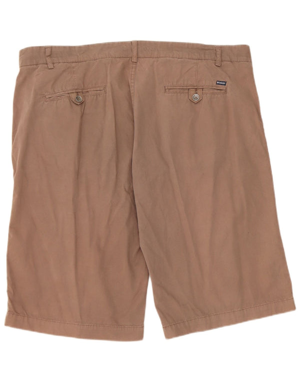 Boggi Mens Chino Shorts IT 56 3XL W40  Brown Cotton