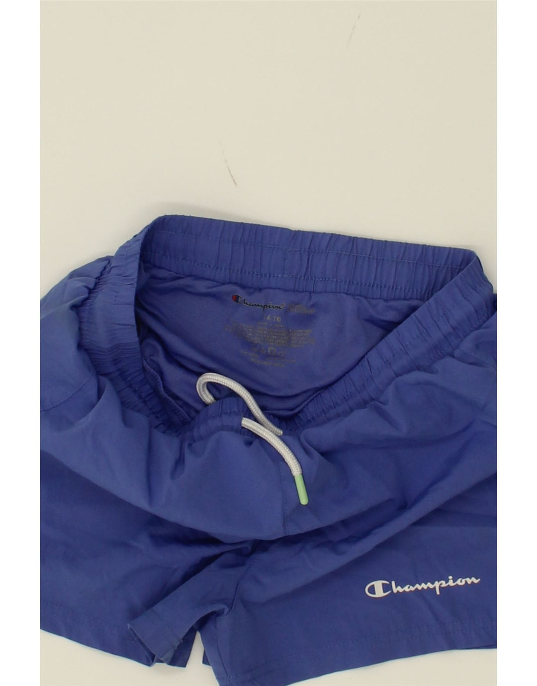 CHAMPION Boys Sport Shorts 14-15 Years Blue Polyester Vintage Champion and Second-Hand Champion from Messina Hembry 