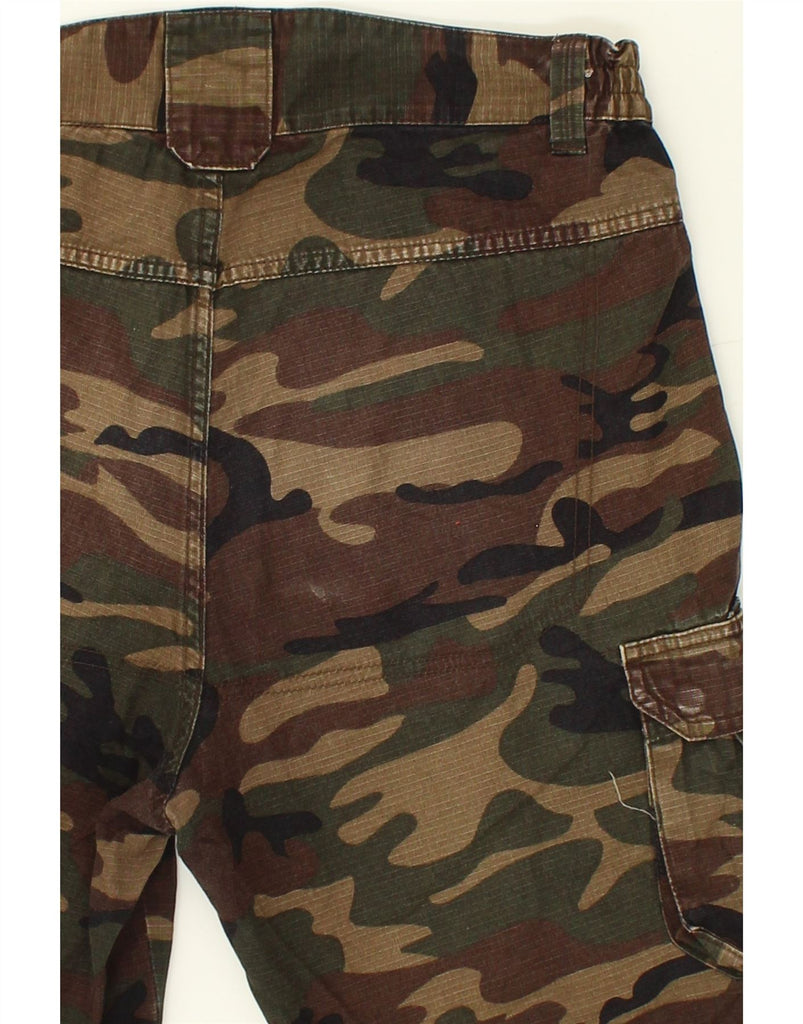 VINTAGE Mens Cargo Shorts  Medium W32 Khaki Camouflage Cotton | Vintage Vintage | Thrift | Second-Hand Vintage | Used Clothing | Messina Hembry 