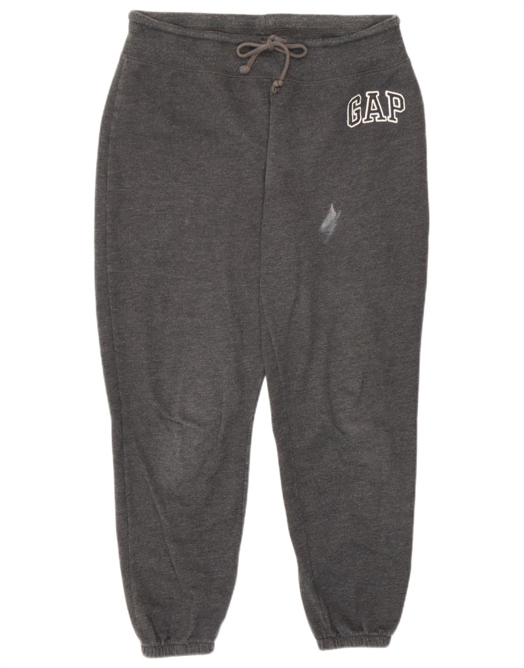 Gap Womens Graphic Tracksuit Trousers Joggers UK 14 Medium  Grey Cotton