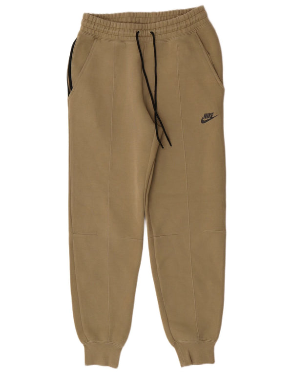 Nike Mens Tracksuit Trousers Joggers Small Green Cotton